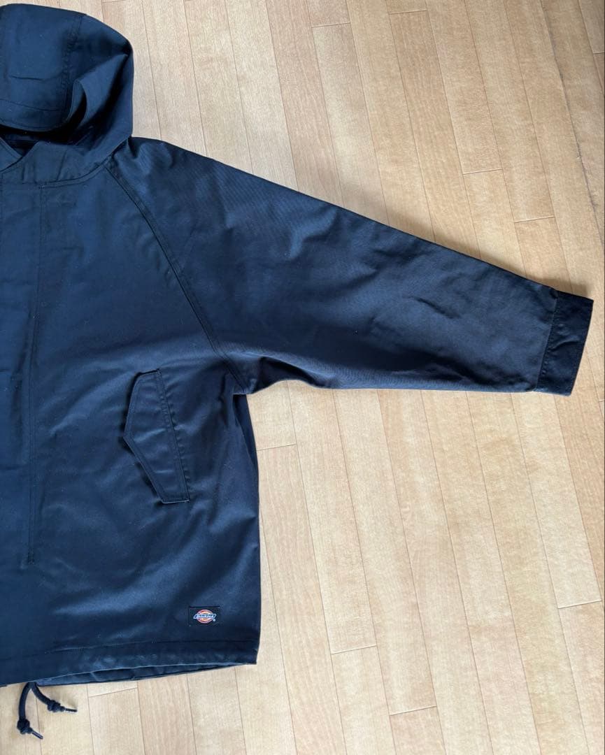 新品Dickies ディッキーズ　モッズコート M 黒　フード付　コート