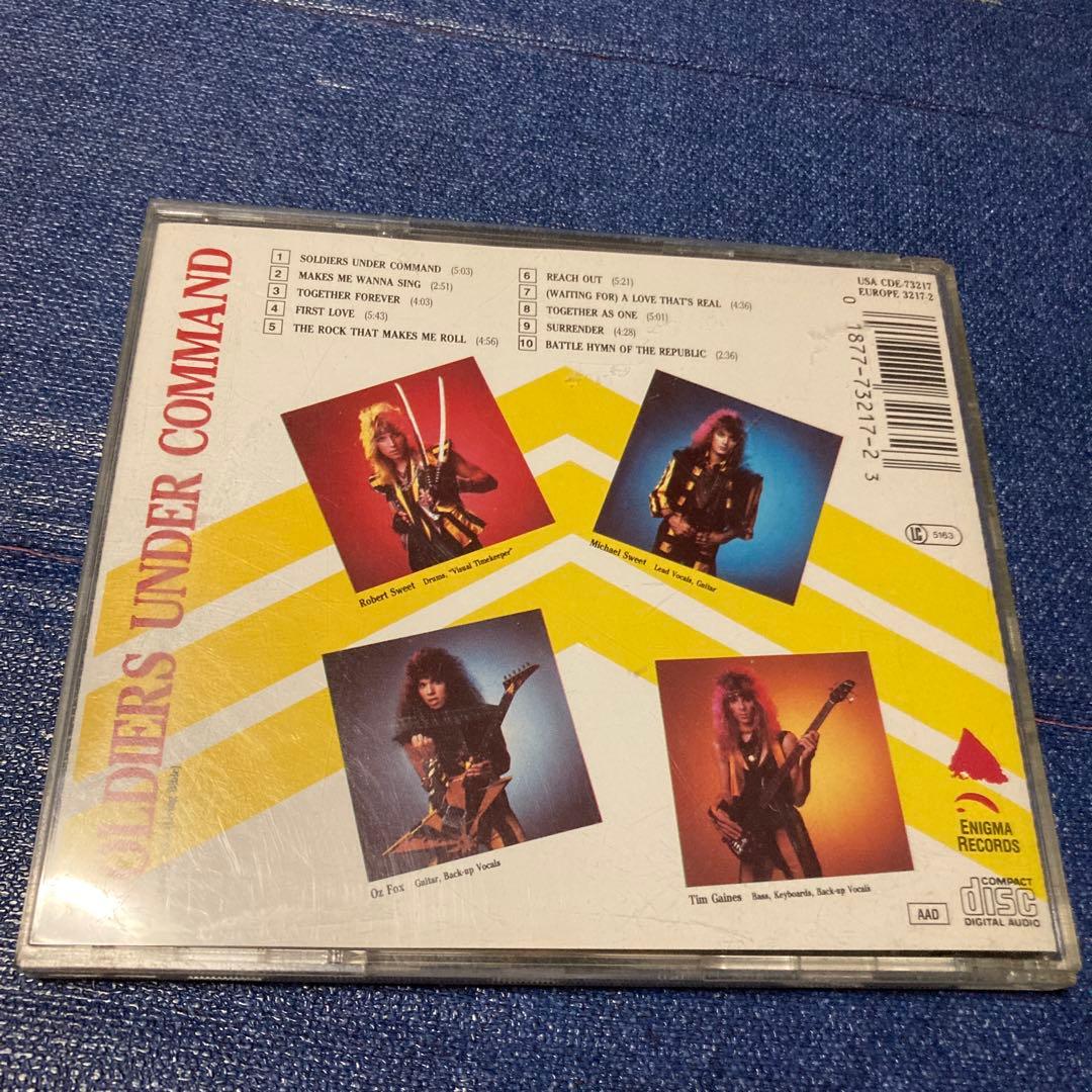 ストライパー　STRYPER soldier under command CD