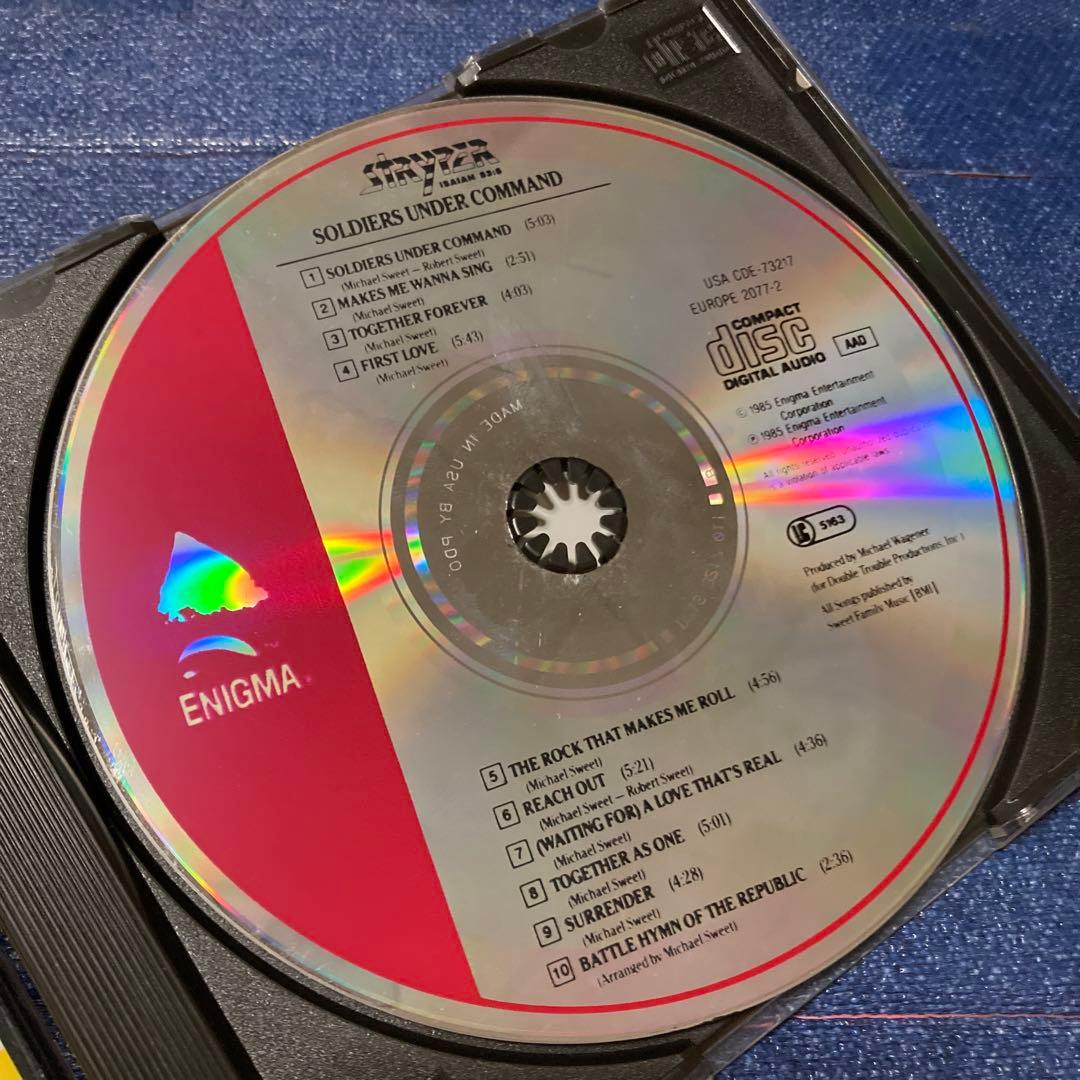 ストライパー　STRYPER soldier under command CD