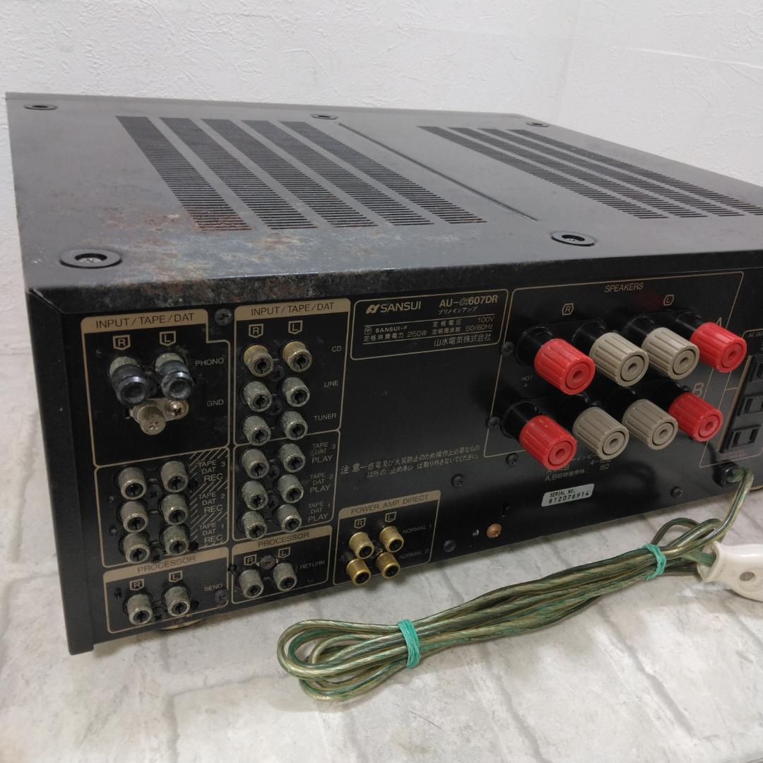 説明書付き SANSUI AU-α607DR プリメインアンプ 中古現状品