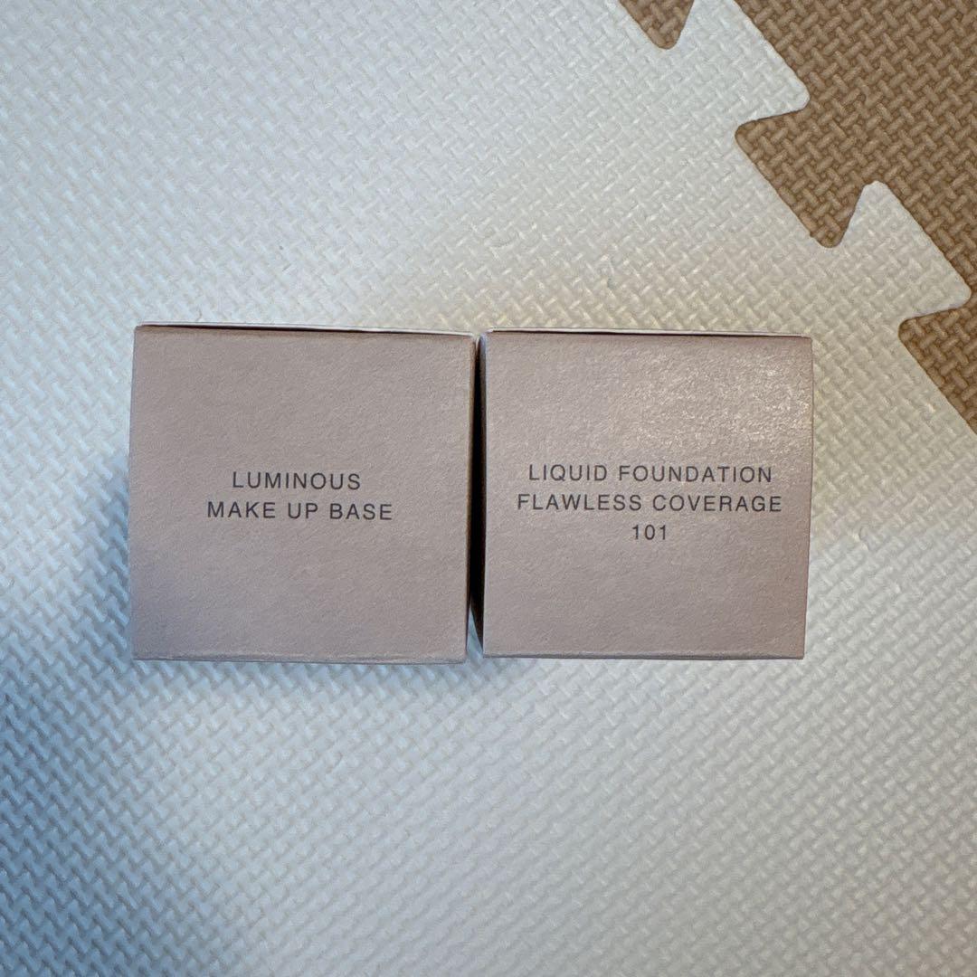 RMK リクイドファンデーション101 & ルミナスメイクアップベース