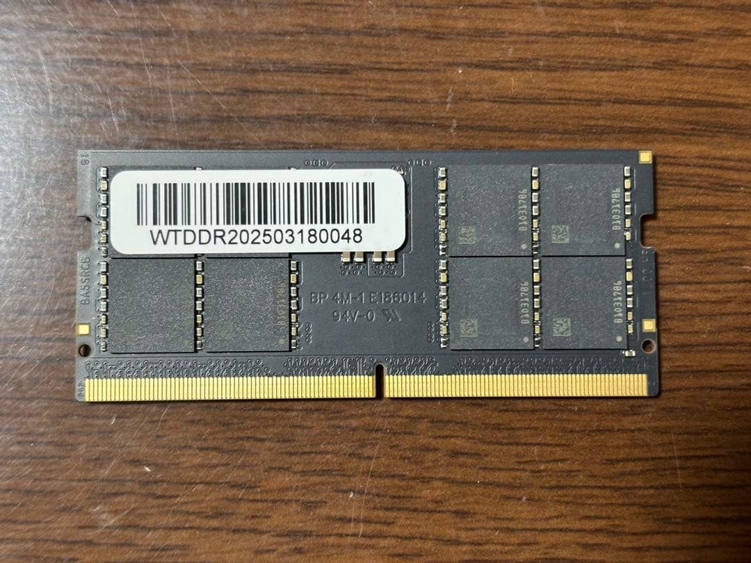 WINTEN DDR5-4800 32GB 動作確認済み 本体のみ 相性問題あり