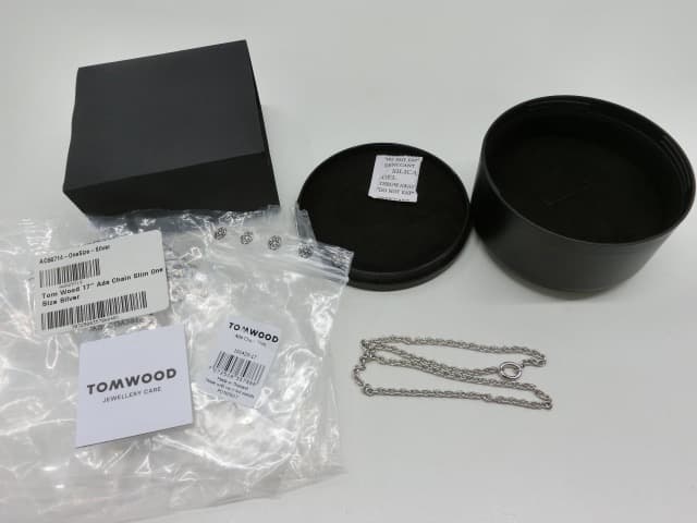 新品正規品【Tom Wood】17 ADA CHAIN SLIM シルバー