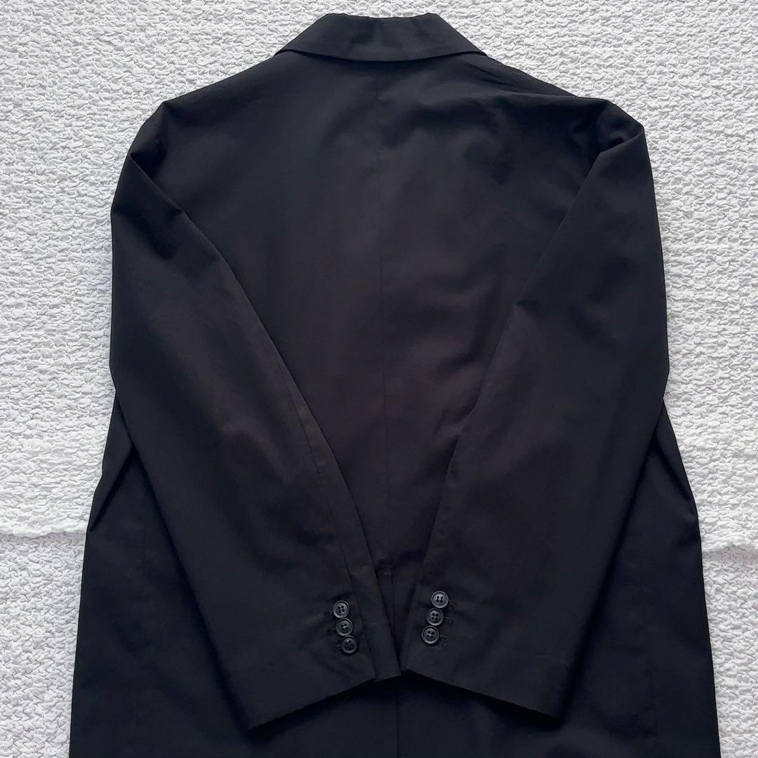 ichi イチ オーバーサイズ ダブルテーラードジャケット 黒 ゆったり