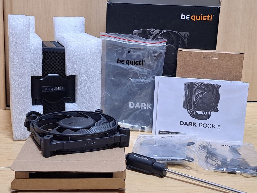 【美品】be quiet! DARK ROCK 5 CPUクーラー