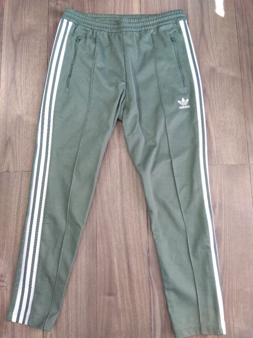 adidas ジャージ ベッケンバウアー パンツ L トレースグリーン