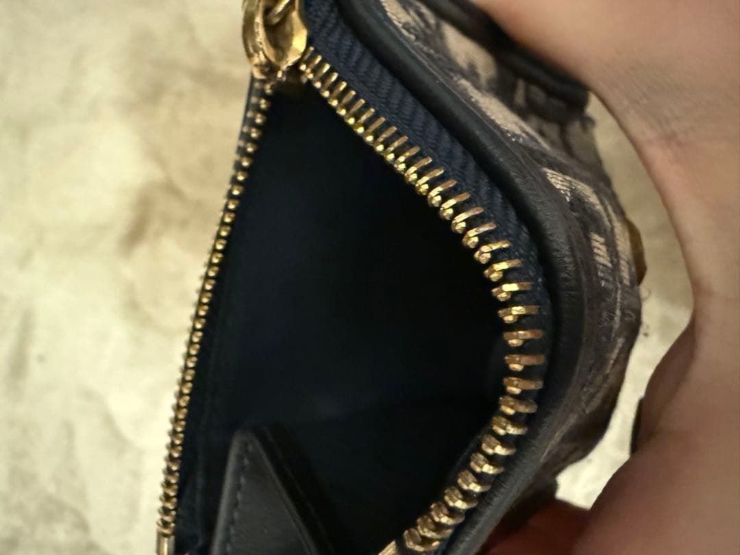 dior 三つ折り財布