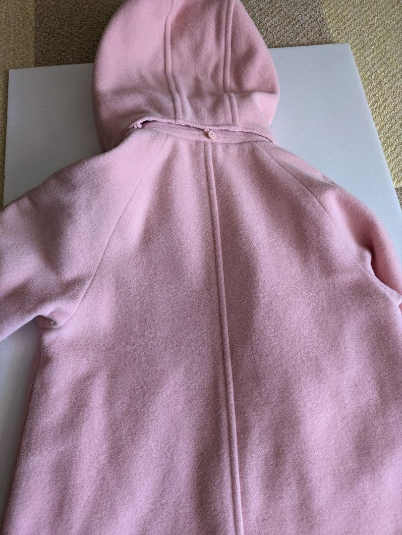 美品　CELINE BABY セリーヌ　コート　フード付き　ピンク　95㎝