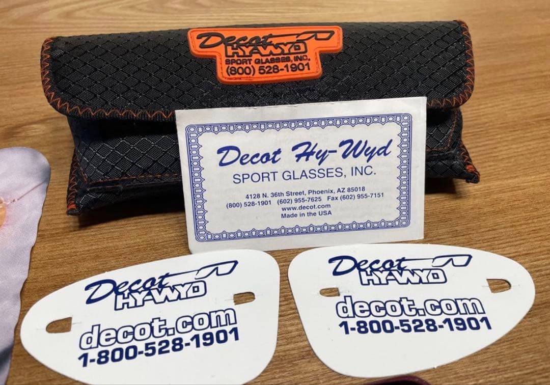 DECOT デコット 射撃用シューティング サングラス 紫　パープル　クレー射撃