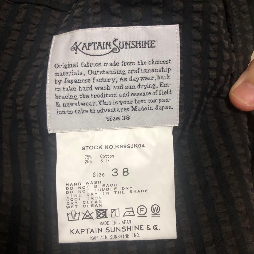 19SS キャプテンサンシャイン フィールドラップダブルブレストジャケット 38