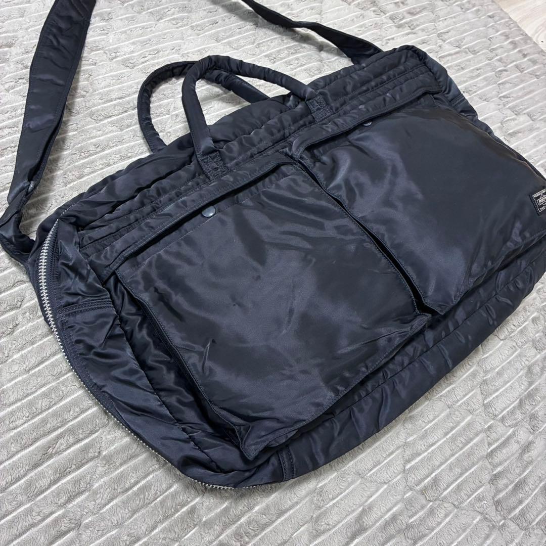 PORTER / TANKER 2WAY DUFFLE BAG(L) 特大　黒色
