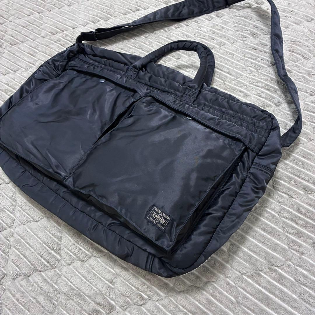 PORTER / TANKER 2WAY DUFFLE BAG(L) 特大　黒色