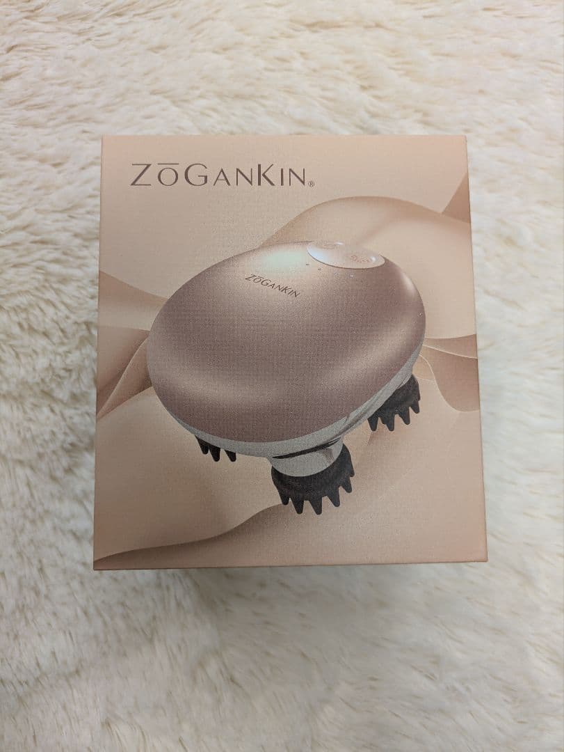 ZOGANKIN ヘッドケアEMS 美顔器 ピンク 充電ケーブル付きヘッドスパ
