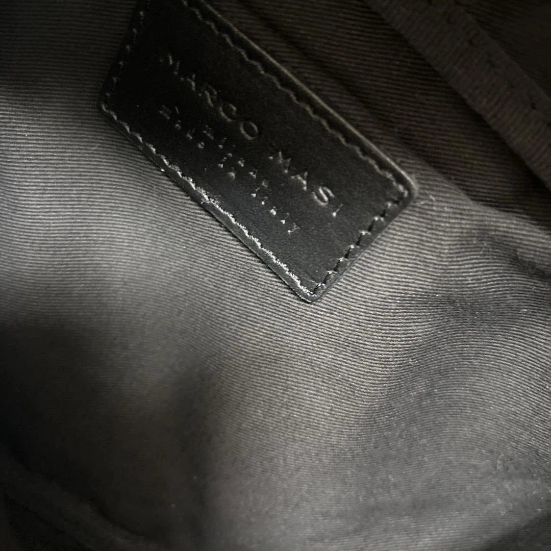 週末SALE ＊ MARCO MASI ゼブラ柄 ハラコ レザーボディバッグ