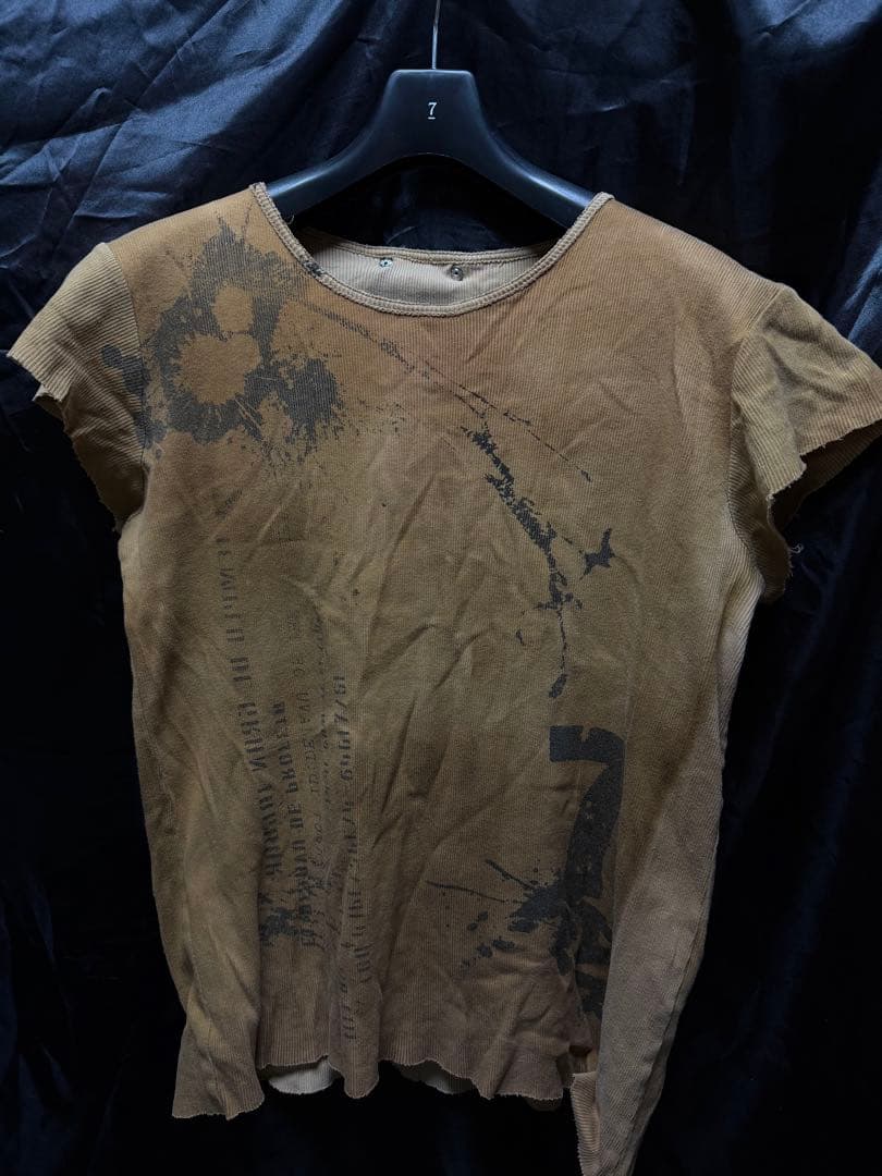 14th Addiction ブラウン Tシャツ カットソー