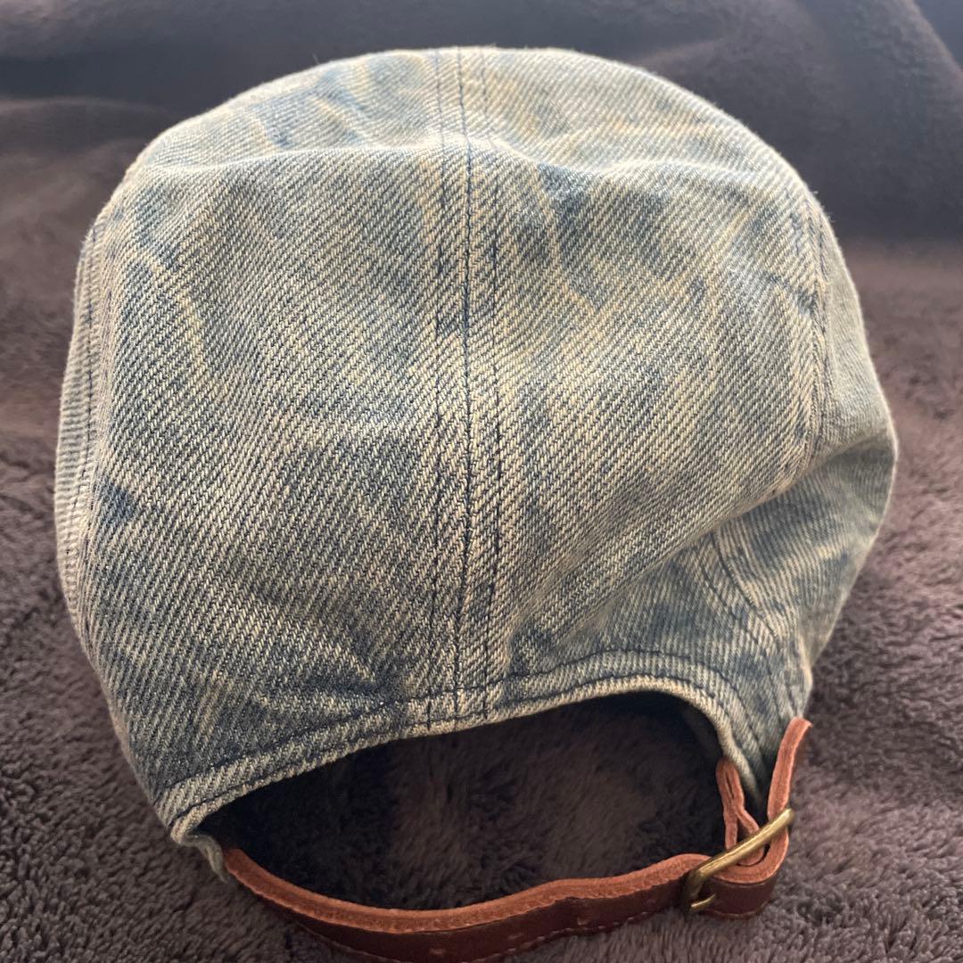 新品未使用　supreme cap used加工　シュプリーム
