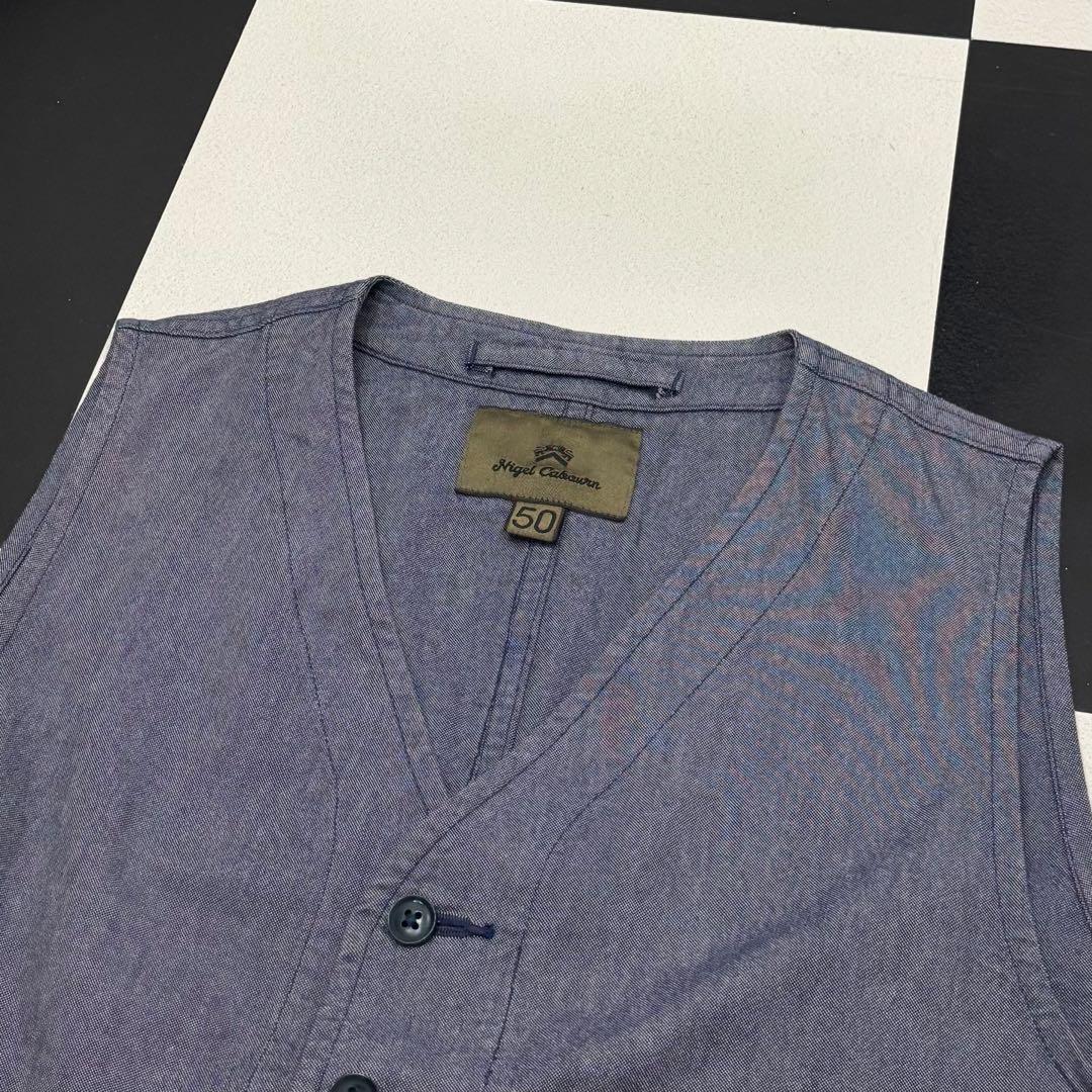 nigel cabourn ホスピタル ベスト 50 シンチ ワーク L