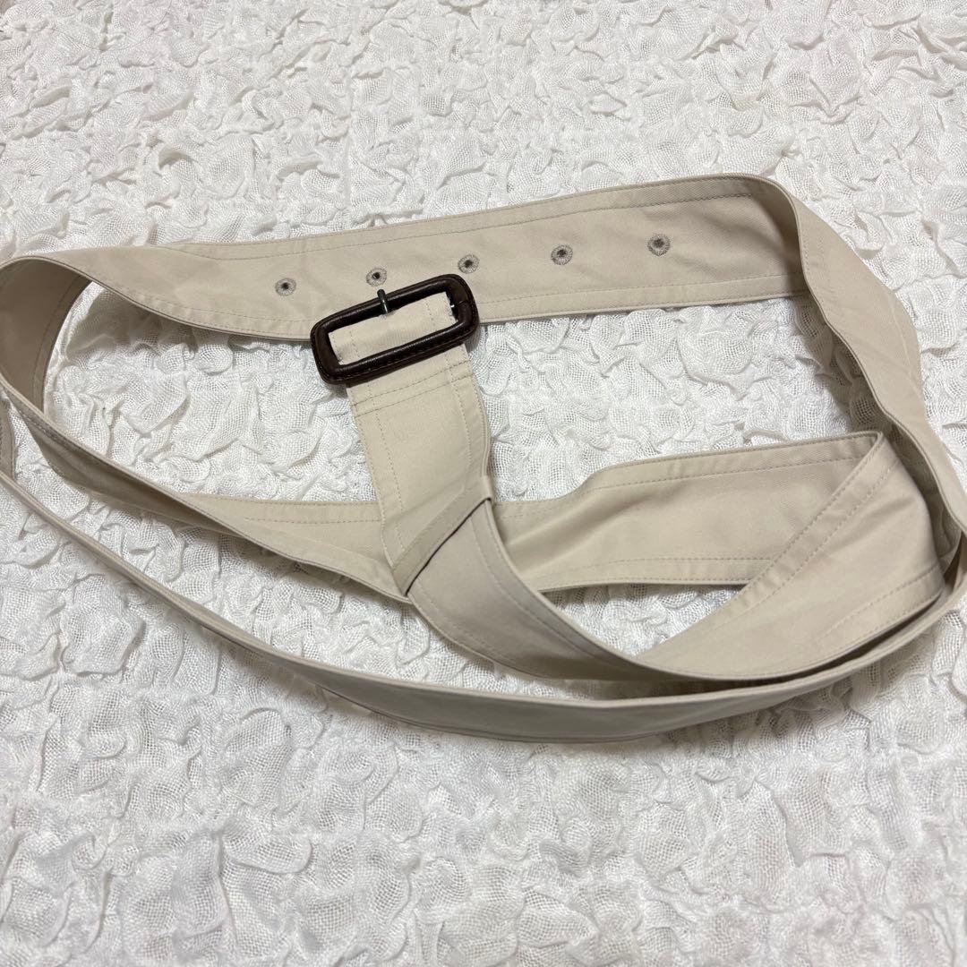23区 コットンエステルギャバジン ロング トレンチコート　ダブルブレスト　40