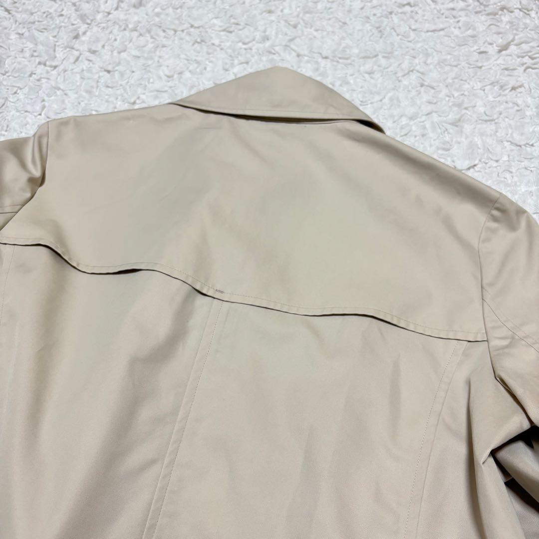 23区 コットンエステルギャバジン ロング トレンチコート　ダブルブレスト　40