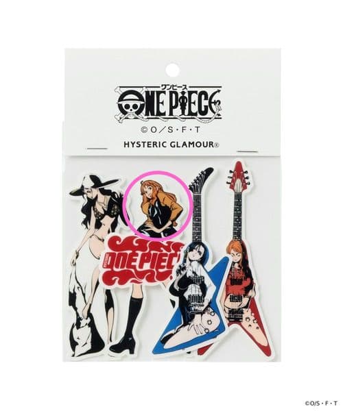 HYSTERIC GLAMOUR ×ONEPIECE　ナミ　白Tシャツ
