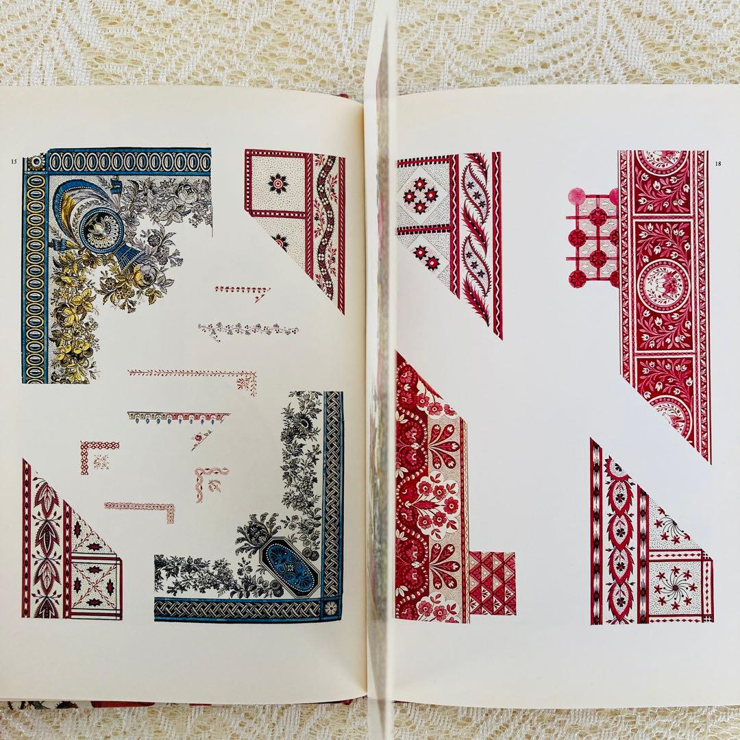 洋書　古書　ヴィクトリア&アルバート博物館カラーブック　フローラル2冊セット♪