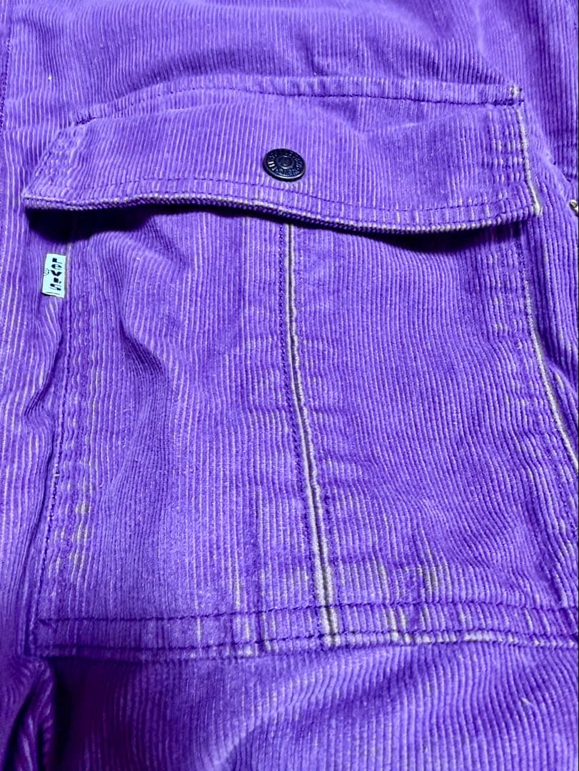 ワ*イ様 Levi's パープル裏地ボアTALONジップ ジャンパー Sサイズ