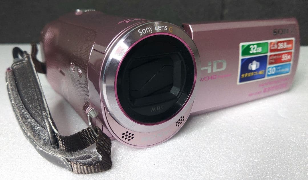 SONY ハンディカム ビデオカメラ HDR-CX390 ピンク　人気カラー