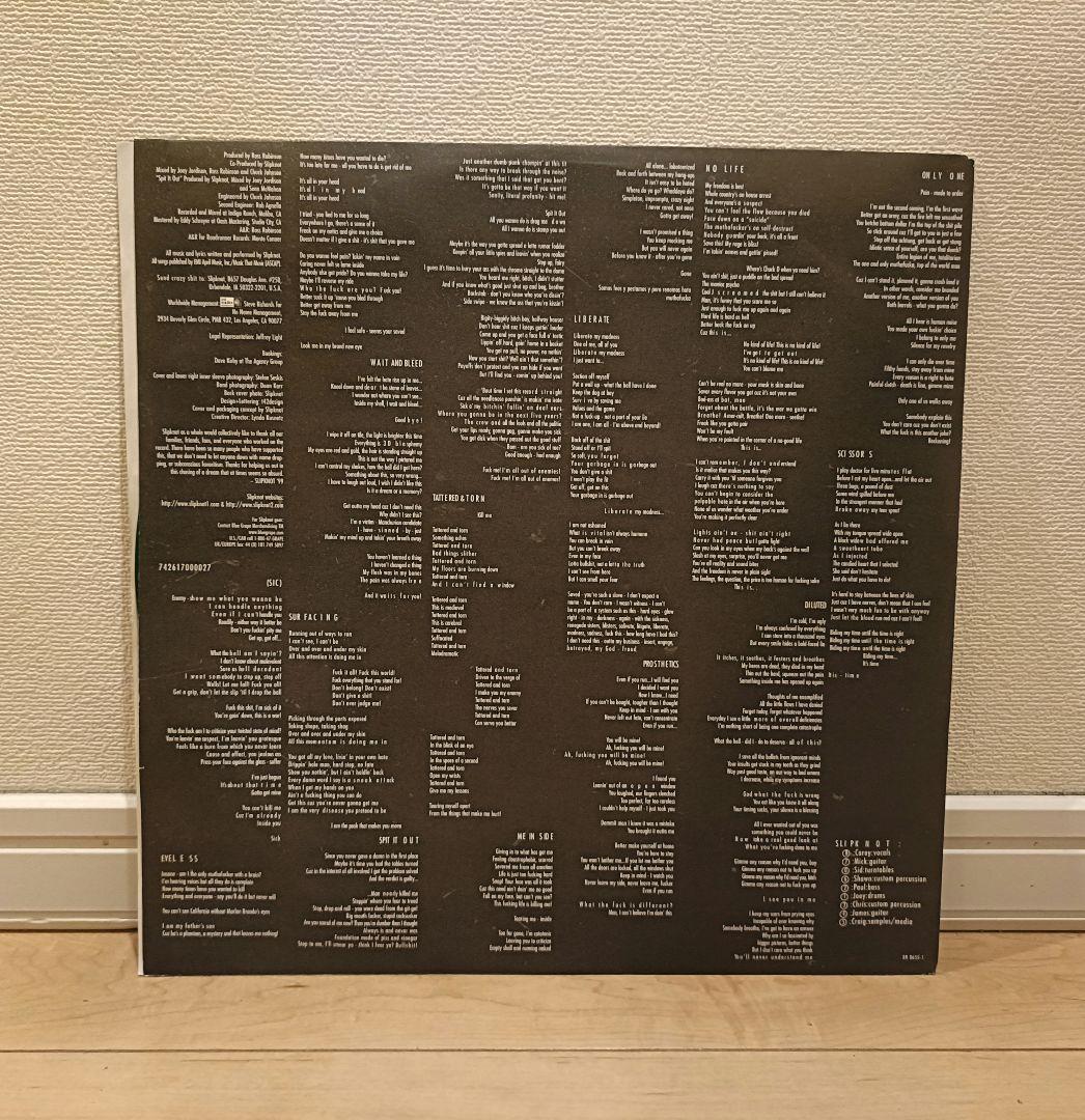 希少 SLIPKNOT 限定 ColorVinyl盤 LP 1999