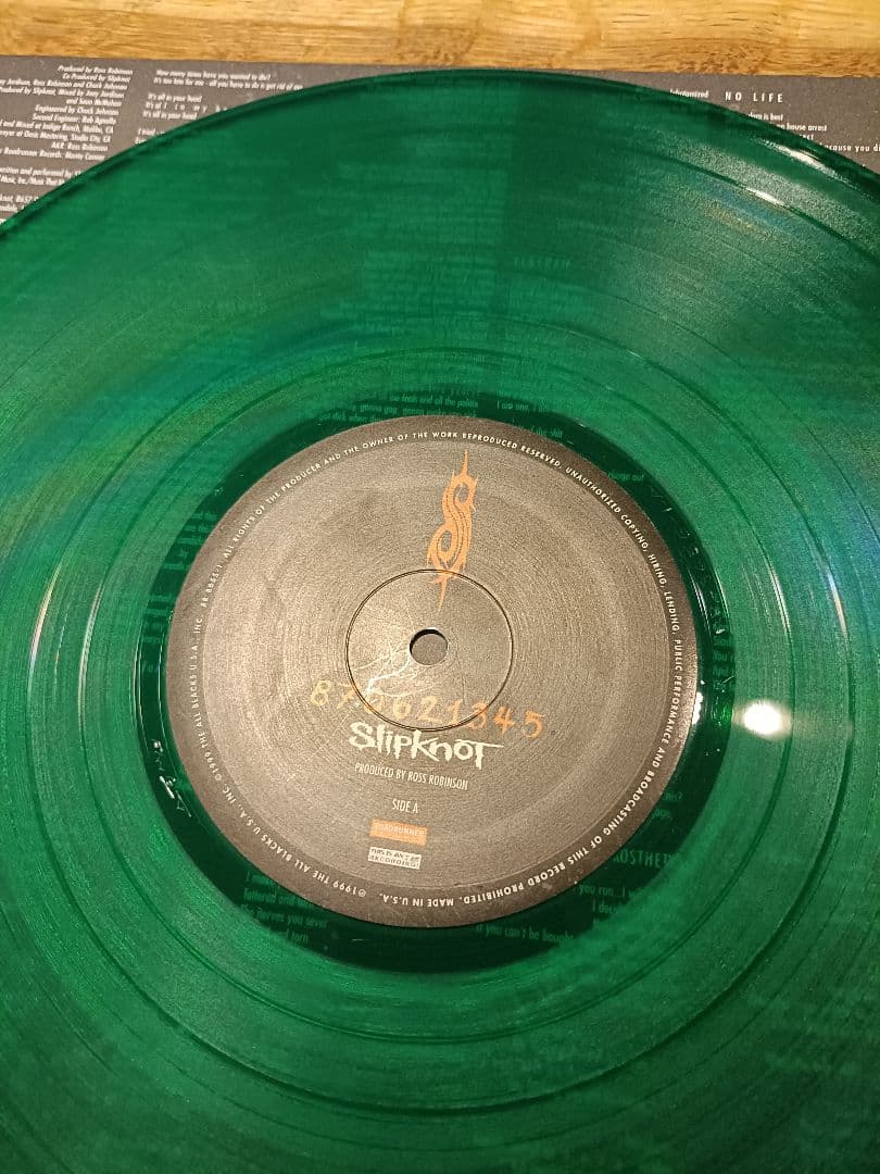 希少 SLIPKNOT 限定 ColorVinyl盤 LP 1999