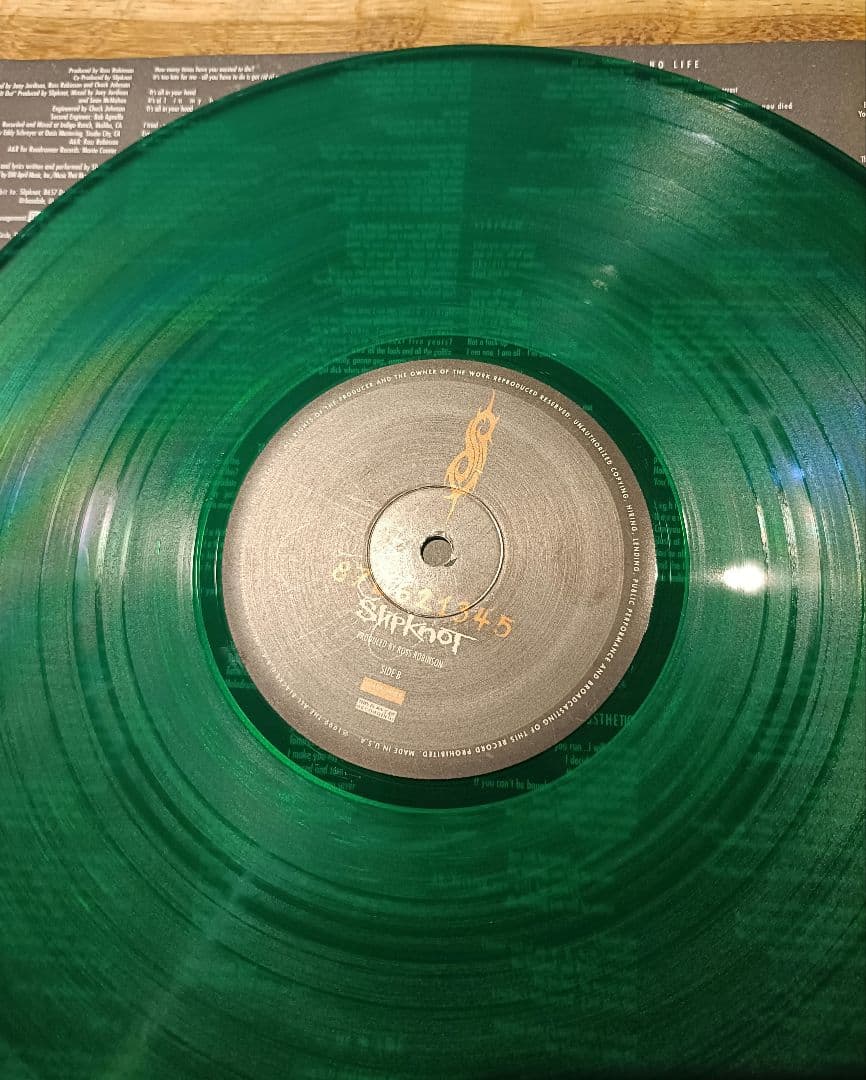 希少 SLIPKNOT 限定 ColorVinyl盤 LP 1999