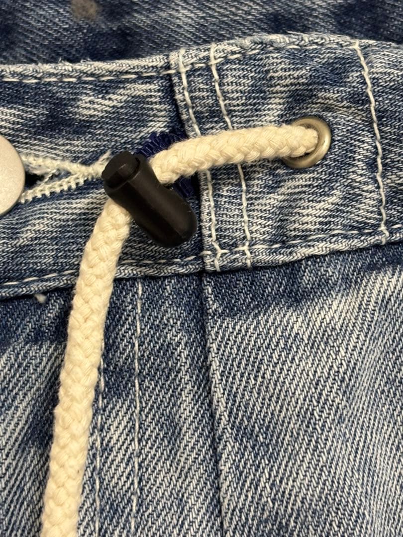 UNPLE(アンプル) コットンデニムタックバルーンパンツ