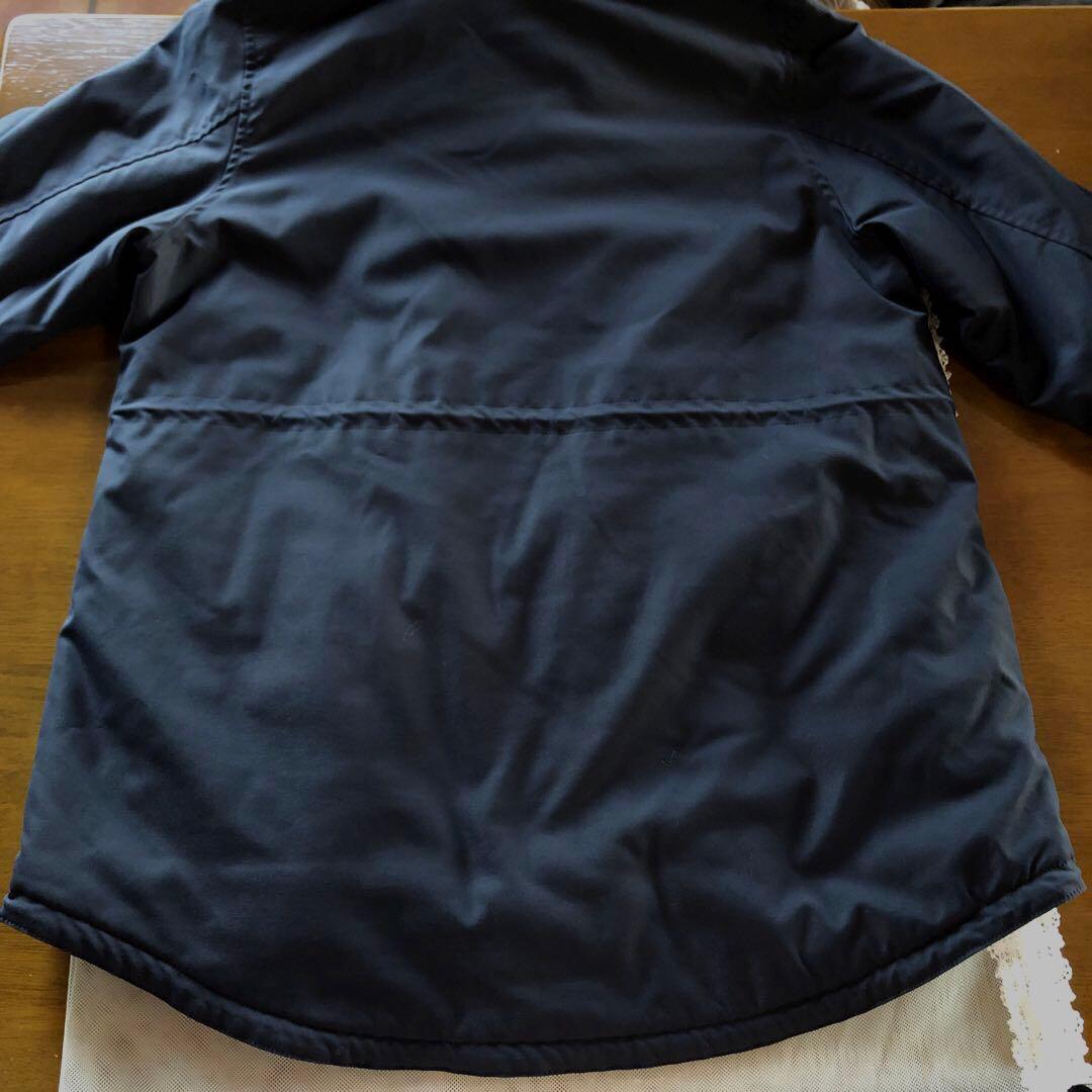 美品　イエナ　レディース　モッズコート　リアルファー　中綿　アウター　紺　M