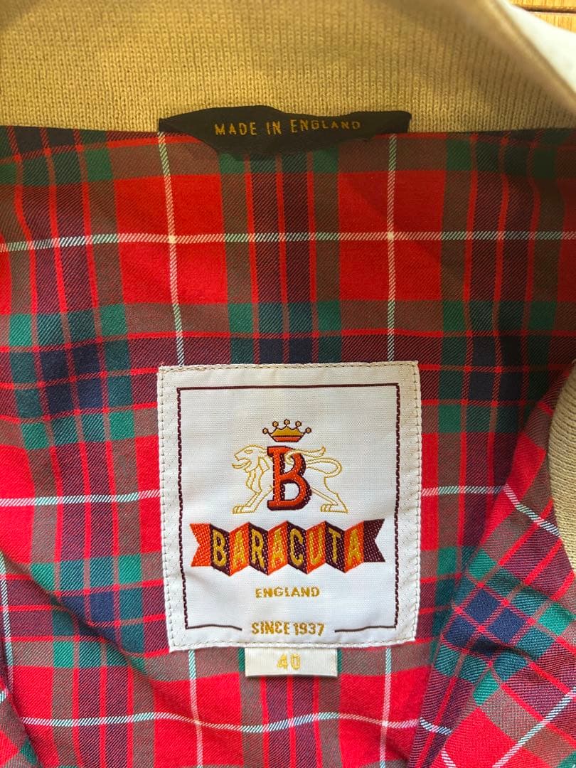 Baracuta G9 ジャケット サイズ40 ベージュ