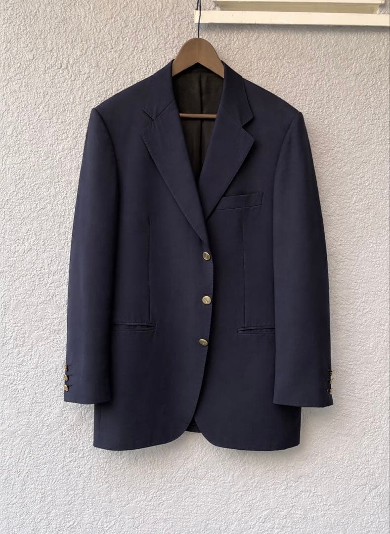 VINTAGE OLD YSL オールドイブサンローラン　紺ブレ　ジャケット