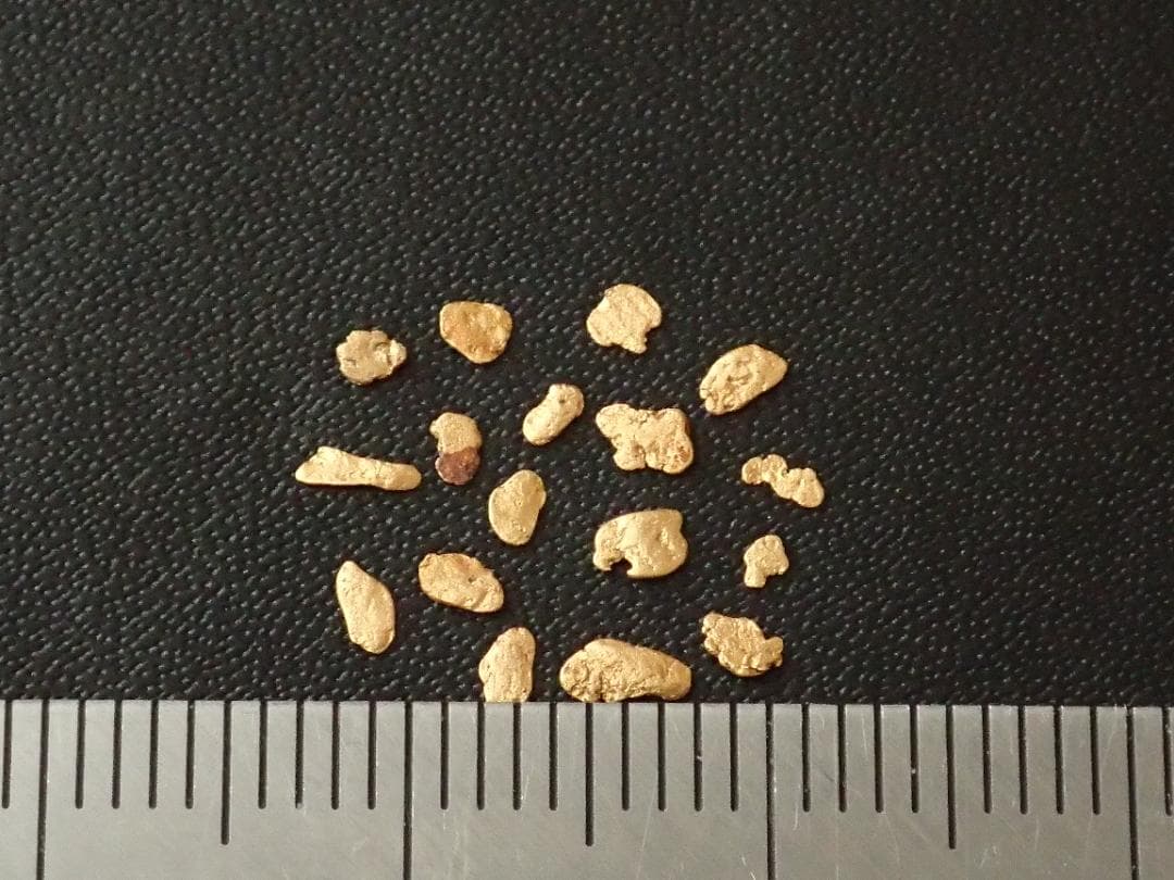 【国産砂金】 GOLD　自然金