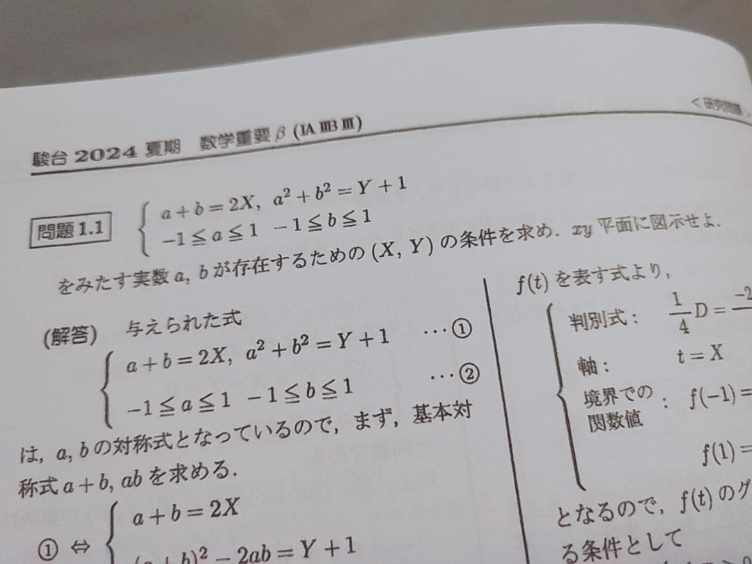 駿台　24年　数学重要βⅠAⅡBⅢC　三森司先生　プリント全セット　河合塾鉄緑会