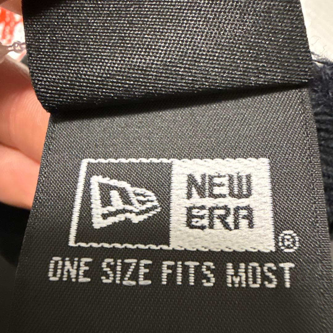 Supreme ニット帽 黒 新品　ニューエラコラボ