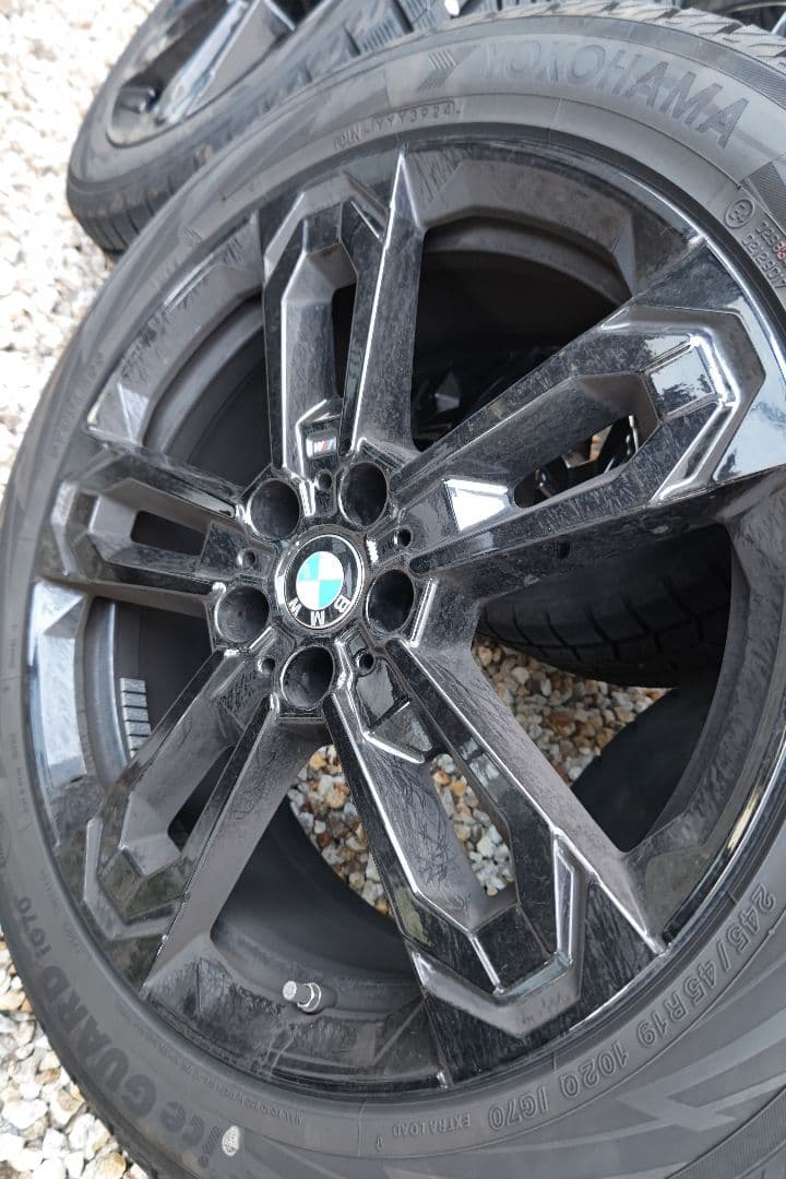  19インチ 正規購入&タイヤホテル保管 ブラックホイール スタッドレス