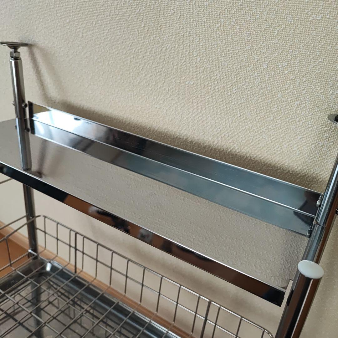 ステンレス水切りラック つっぱり