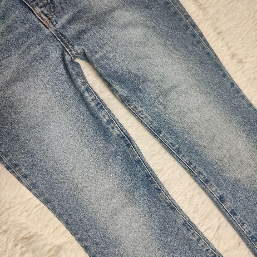 MOUSSY size 23 MVS フレアデニム ライトブルー マウジー
