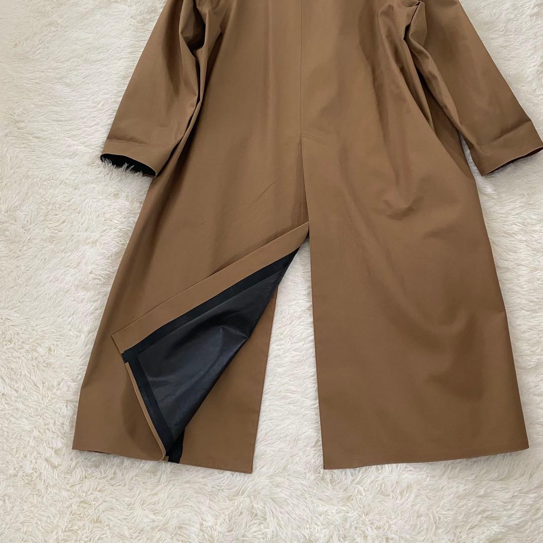 MUSE de DeuxiemeClasse ステンカラーツイルコート ベージュ