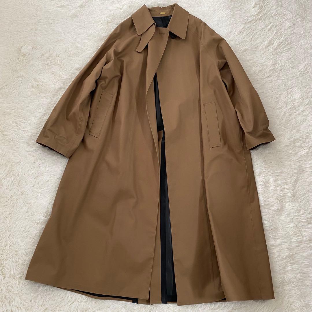 MUSE de DeuxiemeClasse ステンカラーツイルコート ベージュ