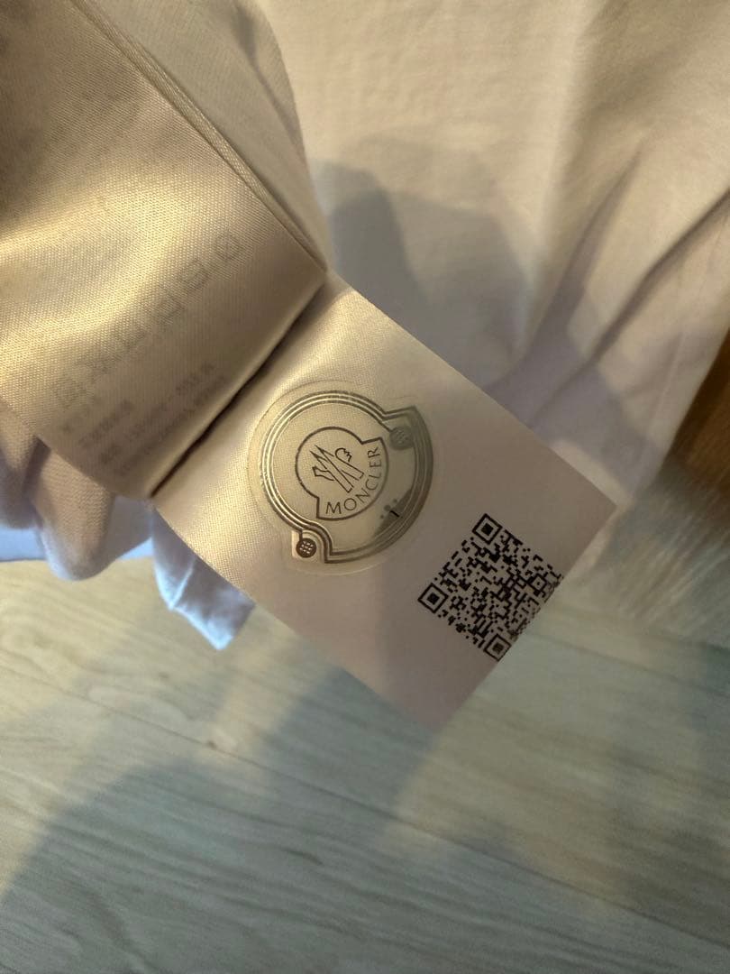 MONCLER ホワイト コットン Tシャツ