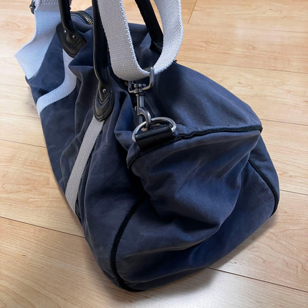 LLBEAN ネイビー キャンバス ボストンバッグ