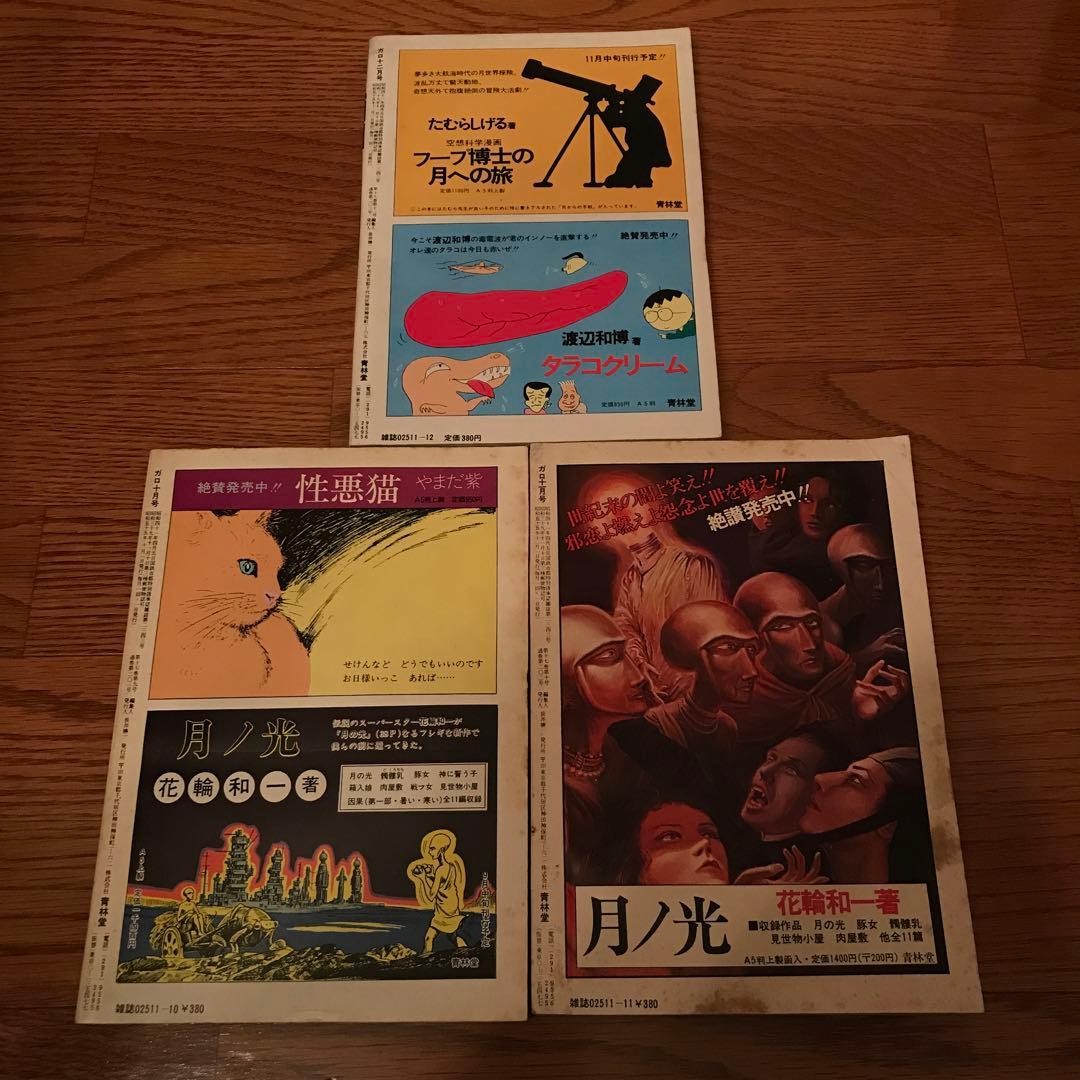ガロ 1980年1～12月号, 全11冊（2-3月号は合併）