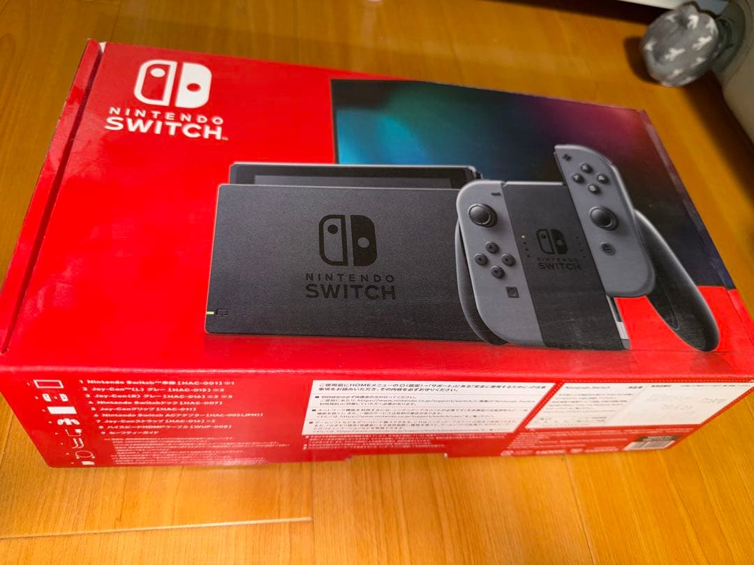 [SDカード付き]Nintendo Switch グレー 本体 + SDカード