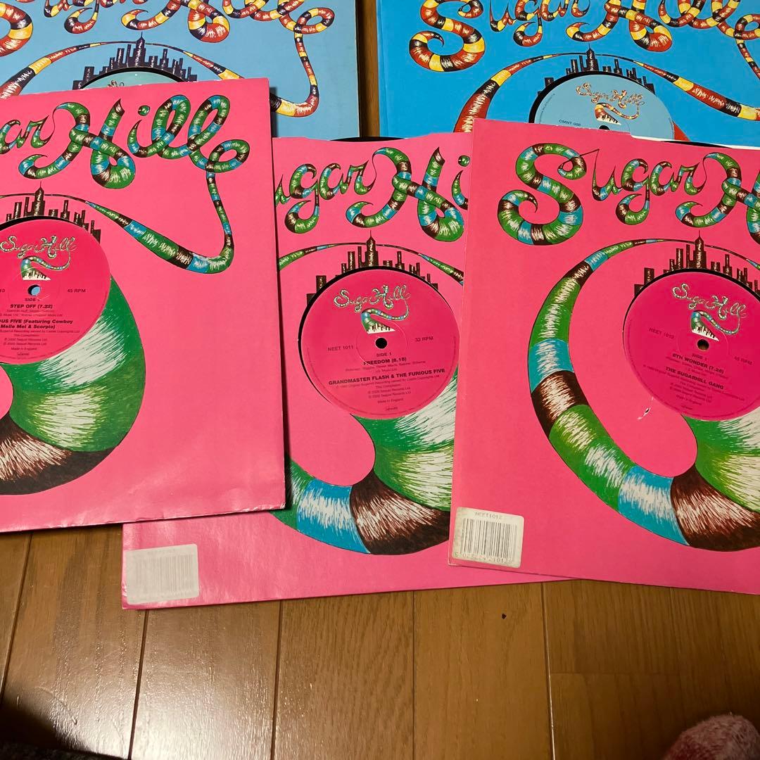 洋楽 sugarhill old school hiphop 12inch set