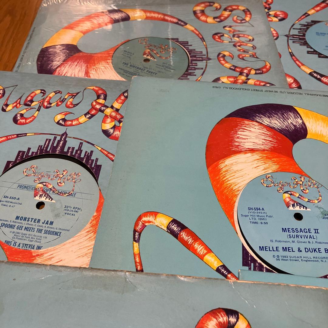 洋楽 sugarhill old school hiphop 12inch set