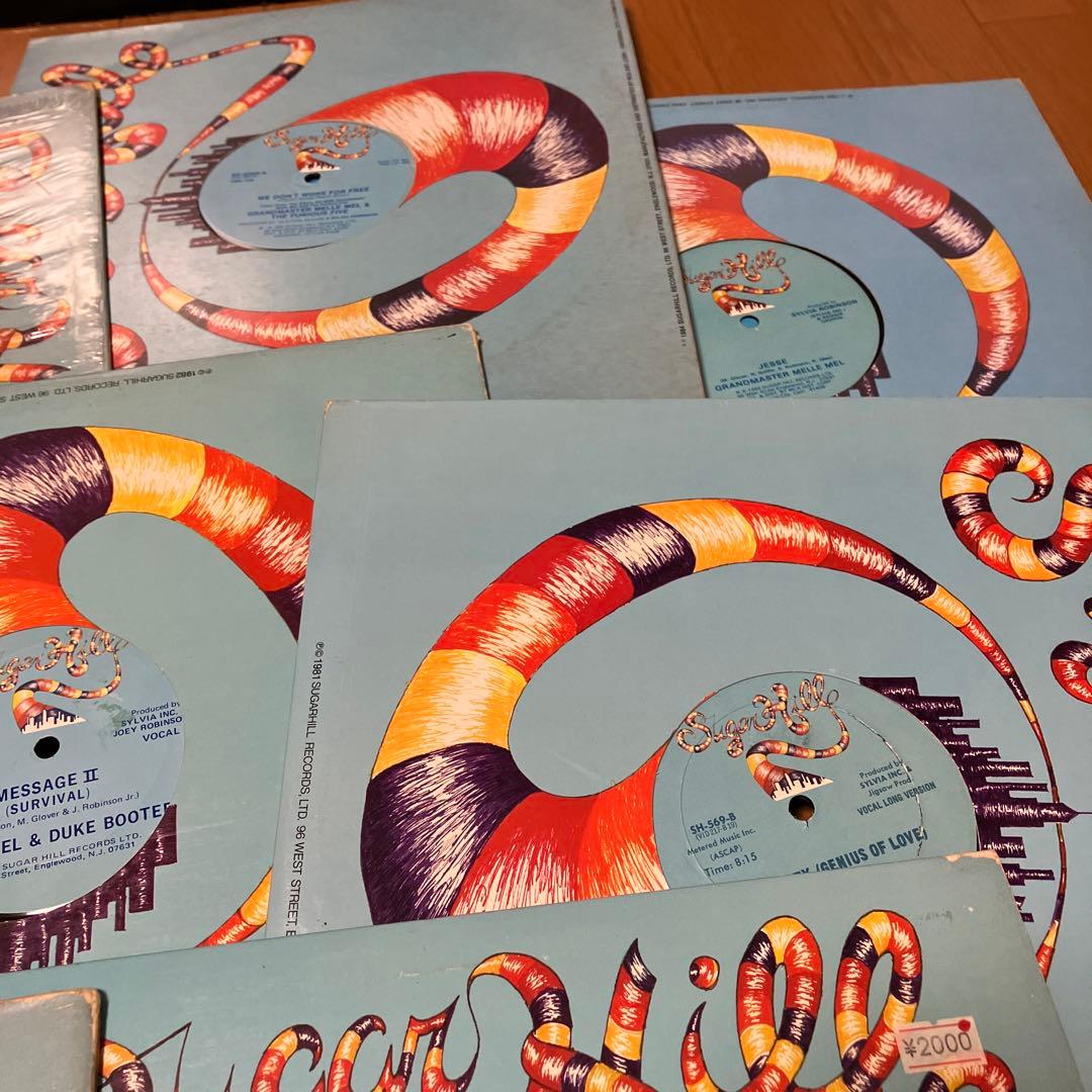 洋楽 sugarhill old school hiphop 12inch set