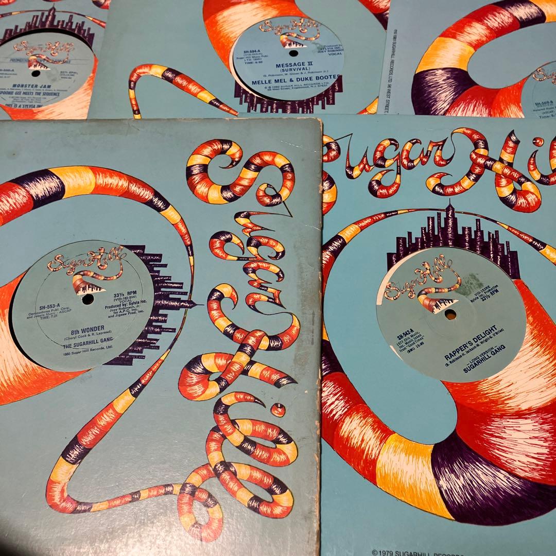 洋楽 sugarhill old school hiphop 12inch set